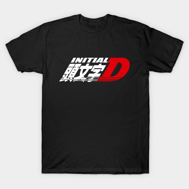 Initial D logo T-Shirt by hole